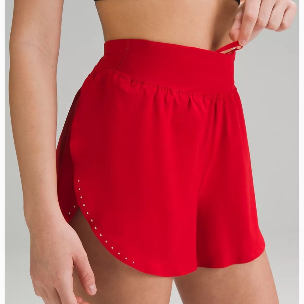 Lululemon | Fast and Free Reflective High-Rise Classic-Fit Short - Red
